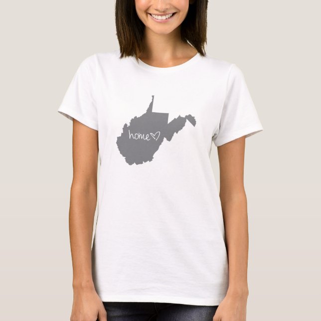 Hem- <3 West Virginia T-shirt (Framsida)
