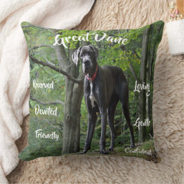 Hem-accenter för Dekorativ kudde i great dane Hund