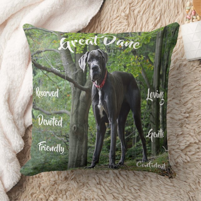 Hem-accenter för Dekorativ kudde i great dane Hund (Filt)