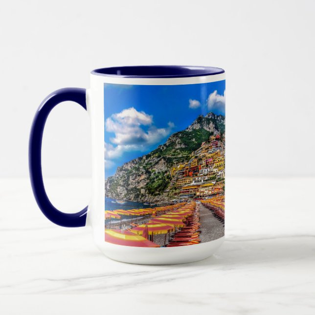 Hem Amalfi för klippan för den Positano Mugg (Vänster)