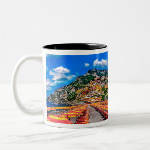 Hem Amalfi för klippan för den Positano Två-Tonad Mugg