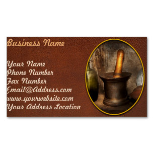 Hem- apotek - Pestle - botar Visitkortmagnet