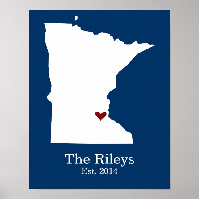 Hem är där ditt hjärta är - Minnesota Poster (Framsidan)
