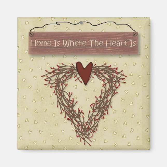 Hem är där hjärtat är magnet (Framsidan)