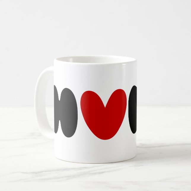 Hem är där hjärtat finns kaffemugg (Framsida vänster)