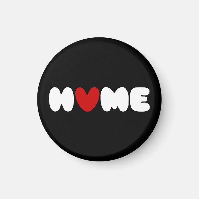 Hem är där hjärtat finns magnet (Framsidan)