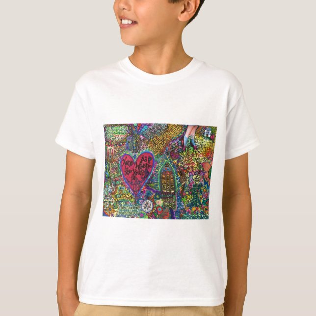 Hem är där hjärtat finns t-shirt (Framsida)