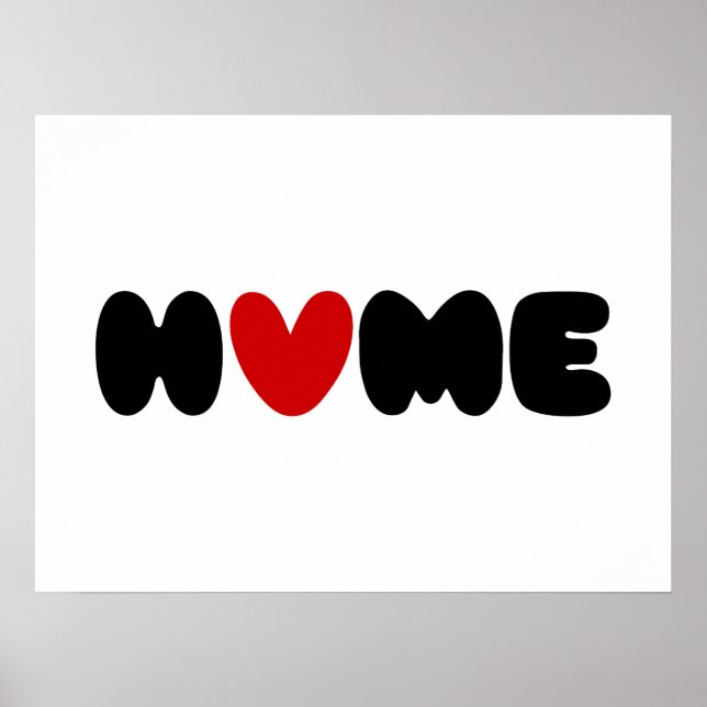 Hem är där hjärtat Poster (Framsidan)