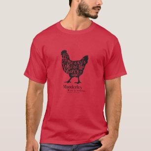 Hem är där hönsen är Tshirt Manderley B&B T Shirt
