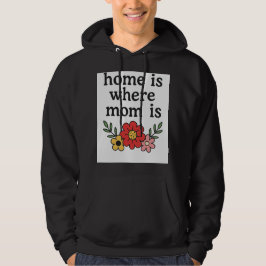 Hem är där Mamma är Mysigt Hoodie