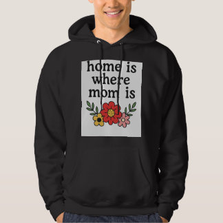 Hem är där Mamma är Mysigt Hoodie
