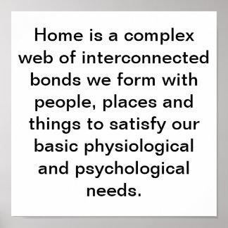 HEM ÄR DÄR... POSTER