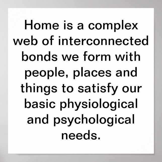 HEM ÄR DÄR... POSTER (Framsidan)