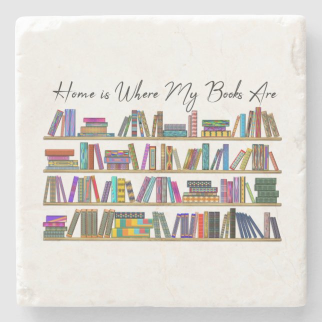 Hem är mitt hjärta stenunderlägg (Framsidan)