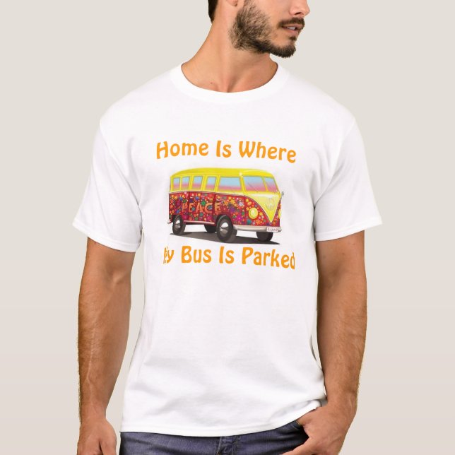 "Hem- är var min buss är den parkerade" T-TRÖJA!! T-shirt (Framsida)