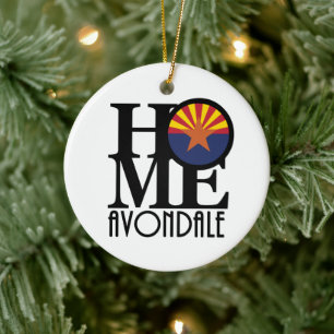 HEM Avondale Arizona Julgransprydnad Keramik