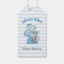 Hem Bakery Blue Flower Mixer Presentetikett