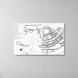 Hem&barn för sjömansfartyg i personligen canvastryck