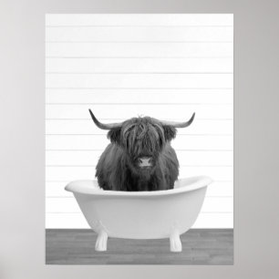 Hem Bathtub Home Decor Bathroom Poster