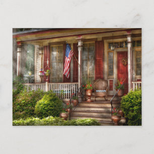 Hem - Belvidere, NJ - Ett klassiskt amerikanskt he Vykort