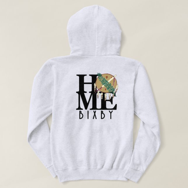HEM Bixby Oklahoma (baksida) Hoodie (Design baksida)