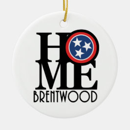 HEM- Brentwood TN Julgransprydnad Keramik