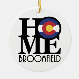HEM- Broomfield Colorado Julgransprydnad Keramik