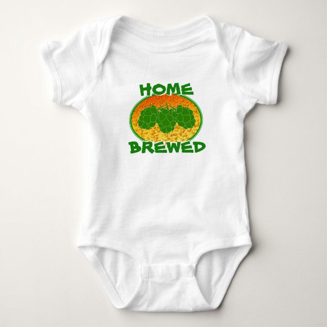 Hem-Bryggad babyRomper Tröja (Framsida)