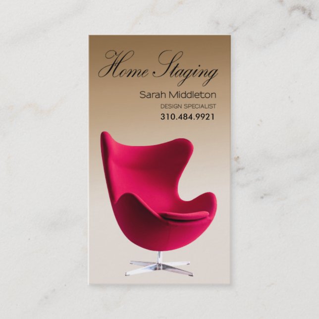 Hem- byggnadsställning, visitkort (Framsida)