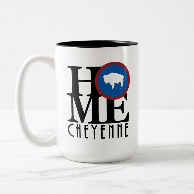 HEM cheyenne Wyoming 15oz Två-Tonad Mugg (Vänster)