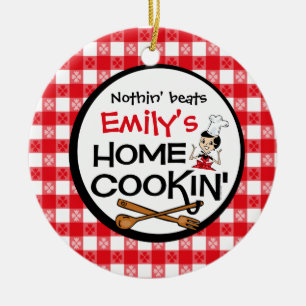 Hem- Cookin personligprydnad Julgransprydnad Keramik