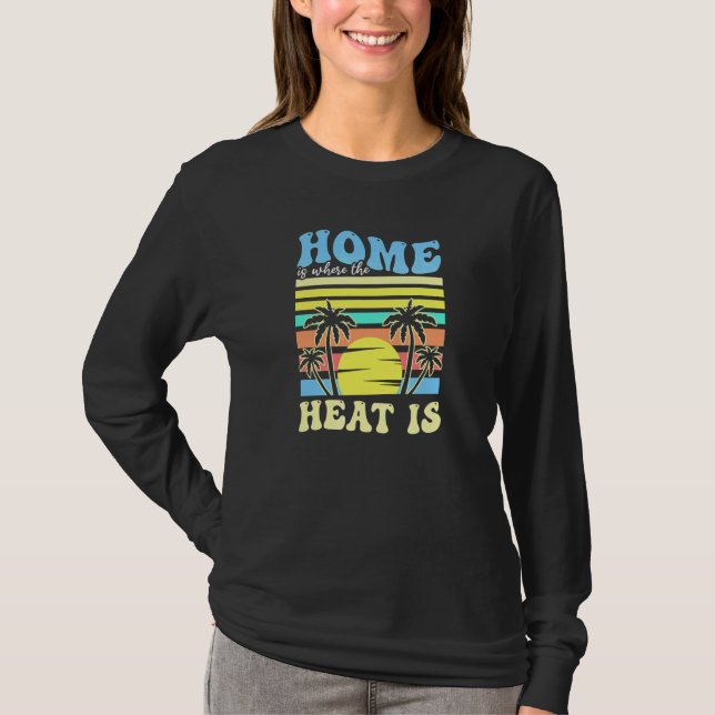 Hem Där Värmen Är Florida T Shirt (Framsida)