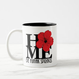 HEM De Funiak Springs Röda Hibiskus 11oz Två-Tonad Mugg