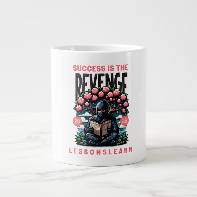 HEM ERFOLG HÄMND LEKTIONER LÄR MUG JUMBO MUGG (Framsidan)