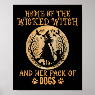Hem för den sjuka häxan och hennes paket med Hund. Poster
