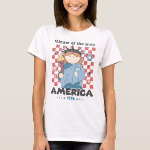 Hem för det fria Amerika T Shirt