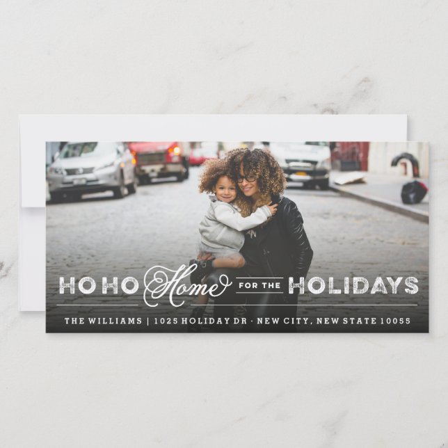 Hem för Flyttan Helgdagar annonsfoto Julkort (Framsida)