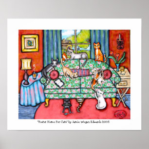 Hem för foster-katter av Jamie Wogan Edwards Poster