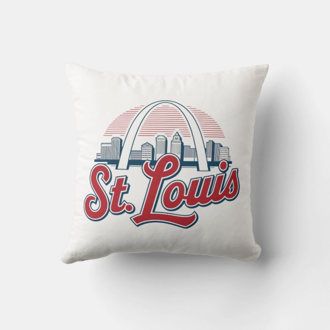 Hem för Gateway Arch, St. Louis kulturarv Kudde (Baksida)