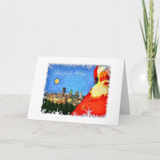 "Hem- för helgdagar i Pittsburgh" kort (Framsida)