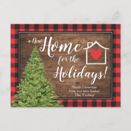 Hem för Helgdagar Julgran Rustic Flytta Vykort