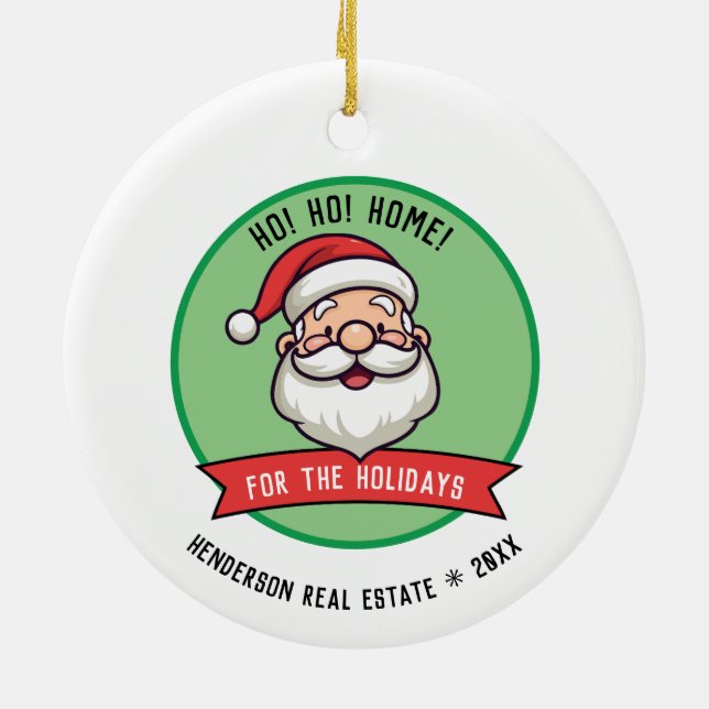 Hem för Helgdagarna Jul Julgransprydnad Keramik (Baksidan)