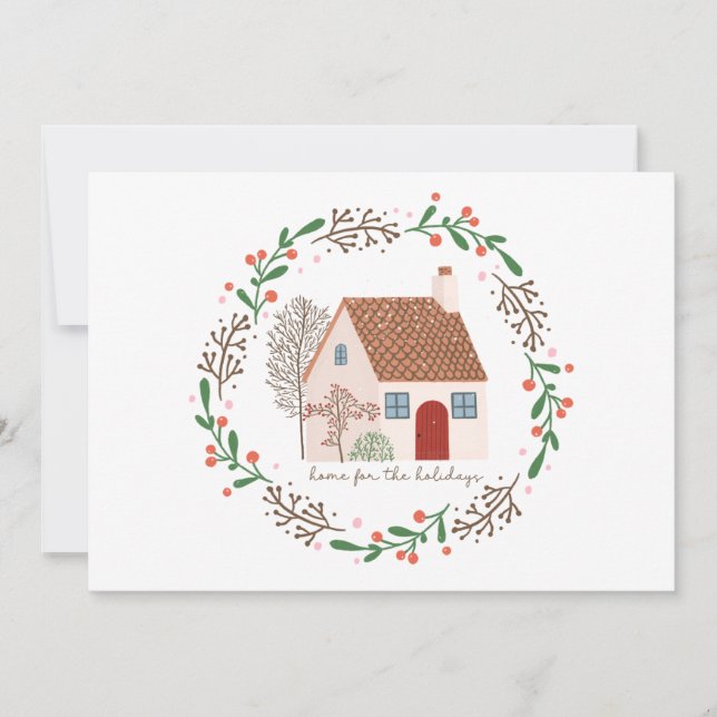 Hem för Helgdagarna Jul Julkort (Framsida)