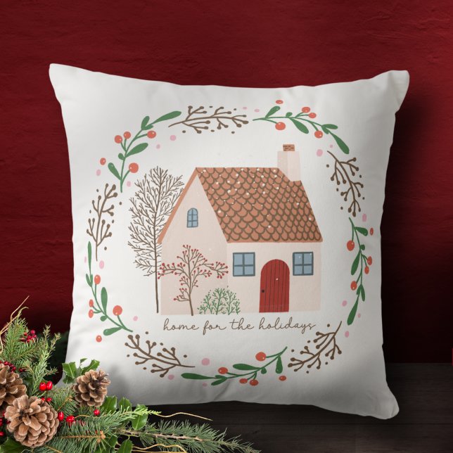 Hem för Helgdagarna Jul Kudde (Skapare uppladdad)