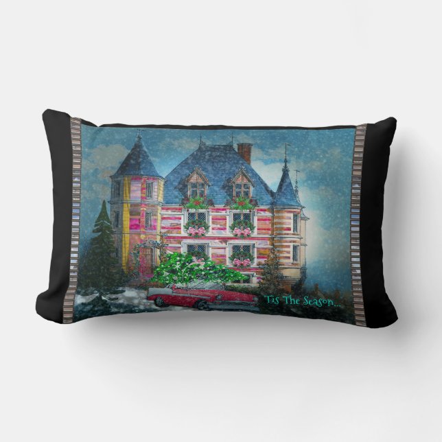 Hem för Helgdagarna jul Lumbarkudde (Framsida)