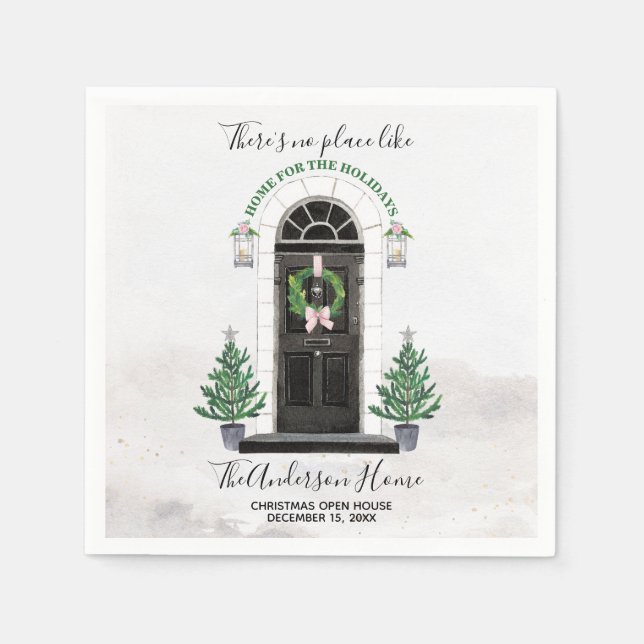 Hem för Helgdagarna Juli, öppet hus Pappersservett (Framsidan)