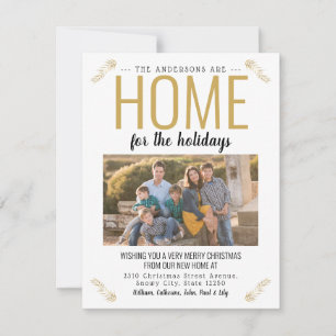 Hem för Helgdagarnas Guld-julfoto-Flytta Meddelande