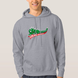 Hem för Hodag Rhinelander Wisconsin Hoodie