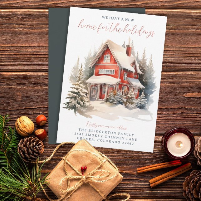 Hem för högtider Flyttningsmeddelande Inbjudningar (Skapare uppladdad)