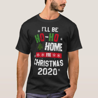 Hem för julretro t shirt
